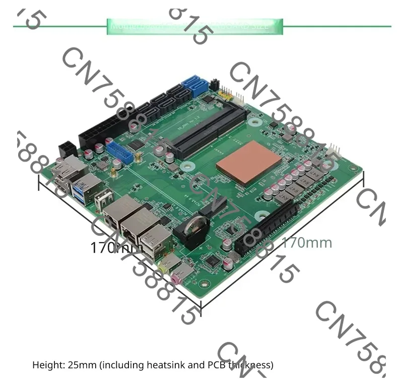 Mini Itx Dual 2.5G Nas Motherboard - AMD Ryzen R5 5625U /R7 5825U