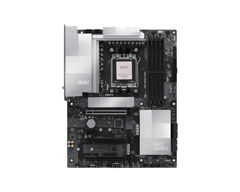 MSI PRO X870E-P WIFI AM5 Mothe - X870E Atx Motherboard review and price